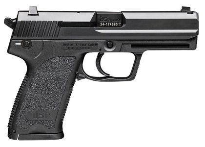 HK USP V1 9mm Night Sight Pistol - 10+1 Rounds, Ergonomic Grip