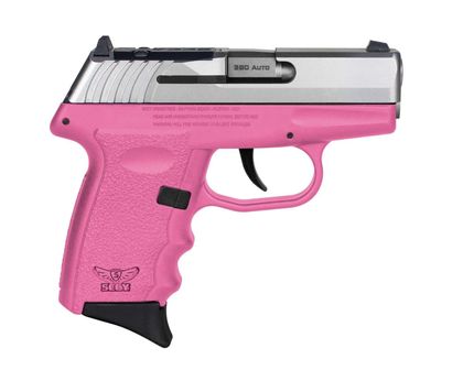 SCCY CPX-3 Gen3 RDR .380 ACP Pink Compact Pistol - Stainless Slide