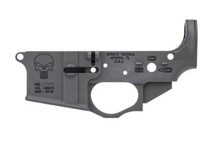 Spikes Tactical Punisher Gen 1 Multi-Caliber Stripped Lower - Black