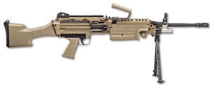 FN M249S Gen 1 Semi-Auto Tactical Rifle 5.56 NATO FDE 18.5" Bipod