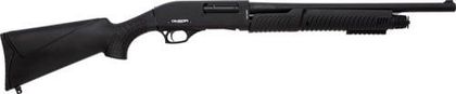 Omega P-12 Gen 1 Pump Shotgun: 12 Gauge, 4+1 Rounds, Compact & Lightweight