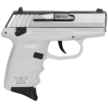 SCCY CPX-4 Gen 1 White .380 ACP Compact Pistol - 10+1 Rounds, DAO