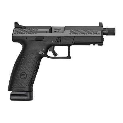 CZ P-10 F Gen 1 9mm Tactical Pistol, Suppressor-Ready, Black
