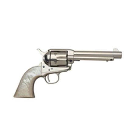 Taylors 1873 Cattleman Nickel SAO Revolver .45 LC Pearl Grip