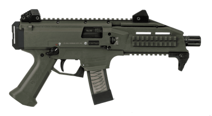 CZ Scorpion EVO 3 S1 9mm Home Defense Pistol - OD Green Compact