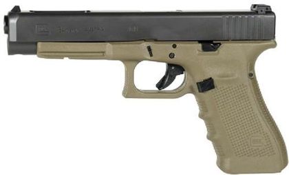 Glock 34 Gen3 OD Green 9mm Competition Pistol - 17 Round Capacity