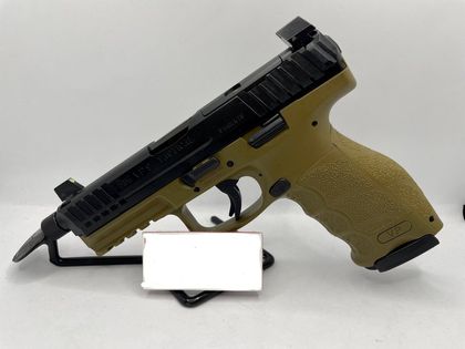 HK VP9 Tactical Gen 1 FDE/Black 9mm Pistol - 17-Round Precision Shooter