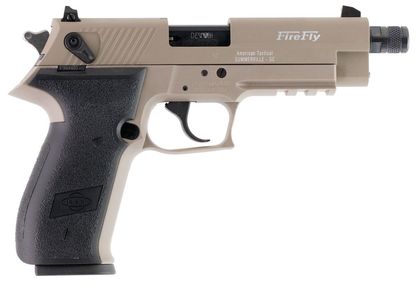 American Tactical Firefly Gen 1 .22 LR Pistol - Lightweight Tan Alloy