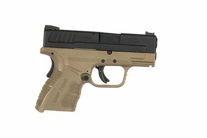 Springfield XD Mod.2 Sub-Compact 9mm FDE Gen 2 Pistol: Ergonomic & Safe