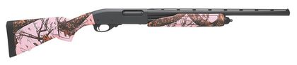 Remington 870 Compact 20GA Pump Shotgun - Mossy Oak Pink Camo