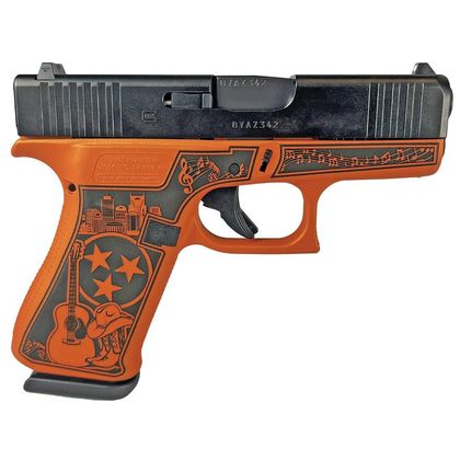 Glock 43x Gen 1 "Tennessee Orange" 9mm Compact Semi-Auto Handgun