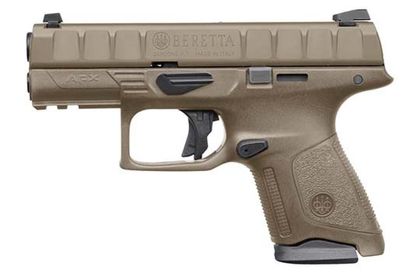 Beretta APX Compact Gen 1 9mm - FDE Finish, Ergonomic & Reliable Pistol