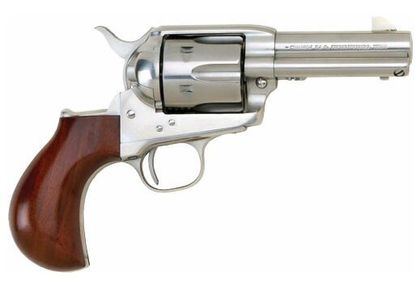 CIMARRON Thunderer .45LC 3.5" Stainless Elegance Revolver