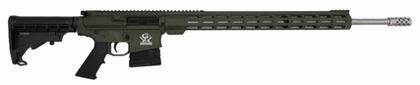 Great Lakes AR-10 Gen 1 .243 Win 24" Precision Semi-Auto Rifle - OD Green