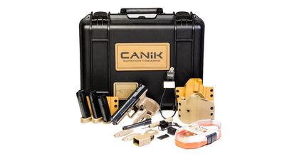 Canik TP9 Mete SFT Gen1 9mm Striker Pistol w/Holster - Black/FDE