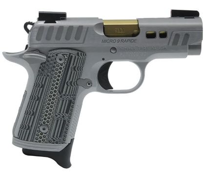 Kimber Micro 9 Rapide Dawn Gen 1: Silver 9mm Compact Pistol