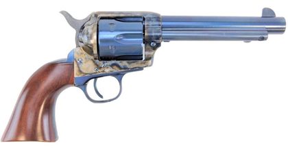 Uberti 1873 Cattleman OM .45 Colt 5.5" Charcoal Blue Engraved Revolver