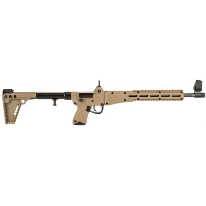 Kel-Tec Sub 2000 Gen 2 Tan Folding 9mm Semi-Auto Rifle, Glock Compatible
