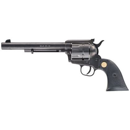 Chiappa Heritage .22 LR Revolver - Black, 7.5" Barrel, 10-Round Capacity