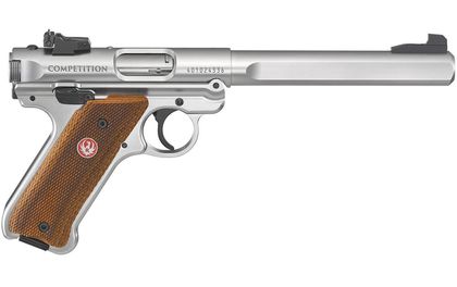 Ruger Mark IV Competition .22 LR Pistol - Satin Stainless Precision