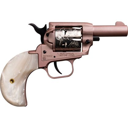 Heritage Rose Gold Gen 2 Revolver: Elegant .22 LR with Engraved Roses