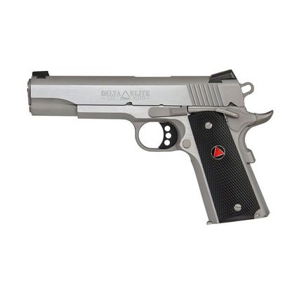 Colt Delta Elite Gen 1 - Stainless 10mm Pistol, Novak Sights, 8+1 Rounds