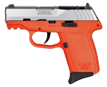 SCCY CPX-2 Gen3 RDR 9mm - Stainless/Orange Compact Carry Pistol