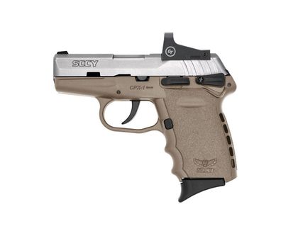 SCCY CPX-1 Gen 1 9mm Compact Pistol with Crimson Trace Red Dot FDE