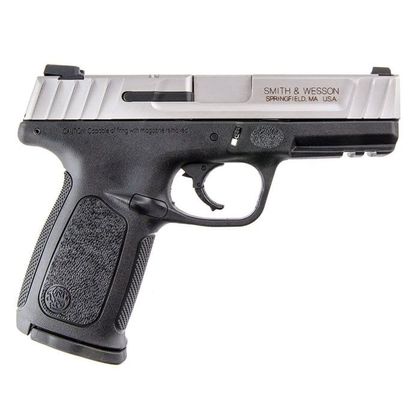 Smith & Wesson SD9VE Two-Tone 9mm Pistol, 16+1 Rounds, Lightweight Design