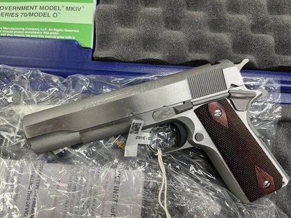 Colt 1911 Heritage .45 ACP - Stainless, 5" Barrel, Rosewood Grips