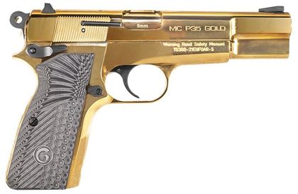GIRSAN MCP35 Gen 1 Gold 9MM Semi-Auto Pistol - 15-Round Classic Elegance
