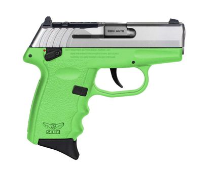 SCCY CPX-4 Gen3 RDR .380 ACP Lime Subcompact Pistol - Stainless Slide