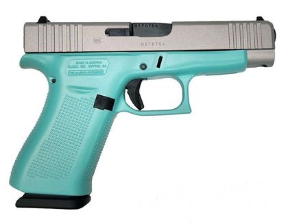 GLOCK G48 Gen 1 Robin's Egg Blue 9mm Semi-Auto Pistol - Stylish Defense