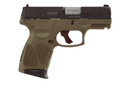 Taurus G3c Gen 3 Compact 9mm Pistol - OD Green/Black Finish