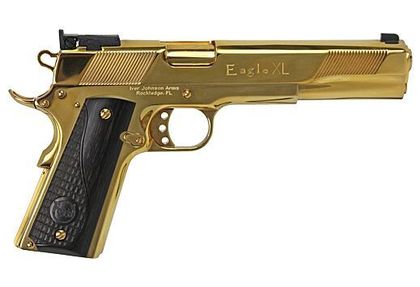 Eagle XL Gen 1: .45 ACP Gold Plated 1911 Pistol - Elegance & Power