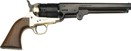 Traditions 1851 Navy Revolver .36 Brass, 7.5" Barrel Classic Edition