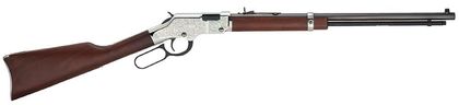 Henry Silver Eagle Gen 1 .17 HMR Lever Rifle, 11+1 Cap, Classic Nickel