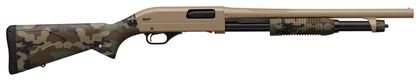 Winchester SXP Defender 20 GA Pump Shotgun - FDE Camo 18" Barrel