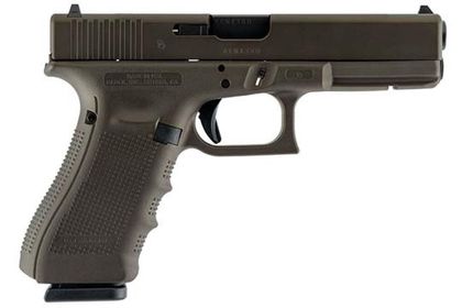 Glock G17 Gen 4 Midnight Bronze 9mm - 17-Round Tactical Pistol