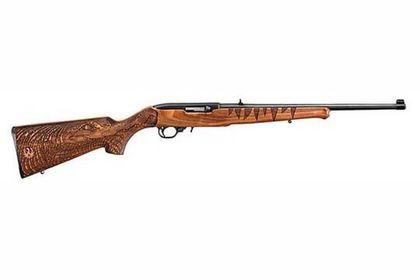 Ruger Sporter 44491 .22 LR Semi-Auto Rifle with Engraved Grip