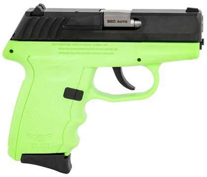 SCCY CPX-3 Gen 1 Lime Green .380 ACP Subcompact Pistol - 10+1 Capacity