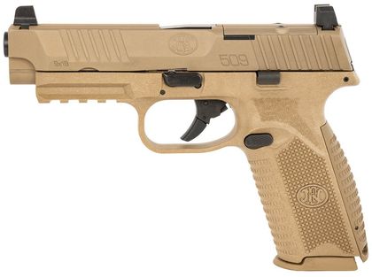 FN 509 MRD Gen 1 9mm Full-Size Optic Ready Pistol - FDE, 17rd
