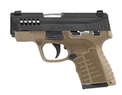 Savage Stance MC9MS Gen 1 Compact 9mm - Dark Earth Tritium Slide