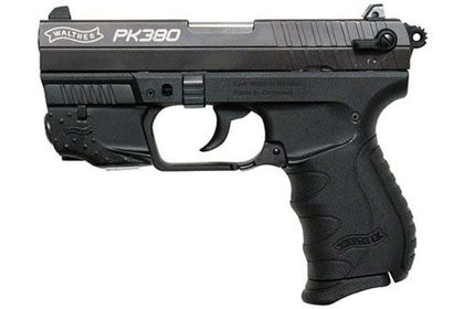 Walther PK380 Gen 1 Compact .380 ACP Pistol w/ Ergonomic Grip & Laser