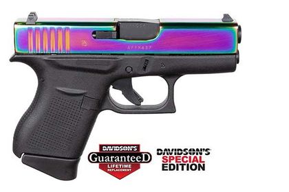 GLOCK G43 Gen 1 Rainbow PVD Compact 9mm Semi-Auto Handgun