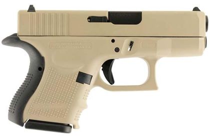 Glock G26 Gen 4 Subcompact 9mm - Desert Tan Concealed Carry Pistol