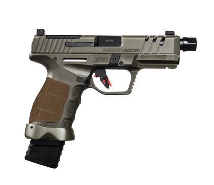 SAR9 Socom Compact Gen 1: OD Green 9mm Tactical Pistol, 21+1 Capacity