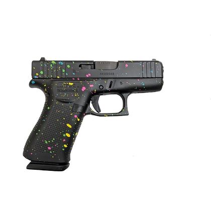 Glock 43X Gen 1 "Spectrum Splash" 9mm Compact Semi-Auto Handgun
