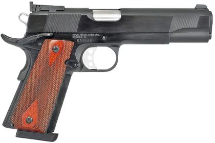 Rock River Elite 1911 .45 ACP Pistol - Blued Steel & Rosewood Grips