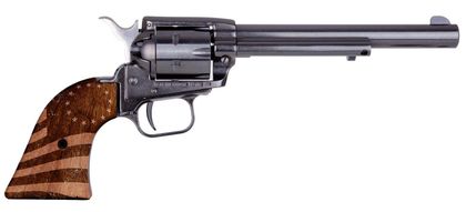 Rough Rider .22 LR Revolver - 6.5" Blued, "Come and Take It" Grips